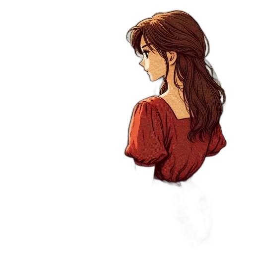 dress, face, hair, jacket transparent PNG cut-out