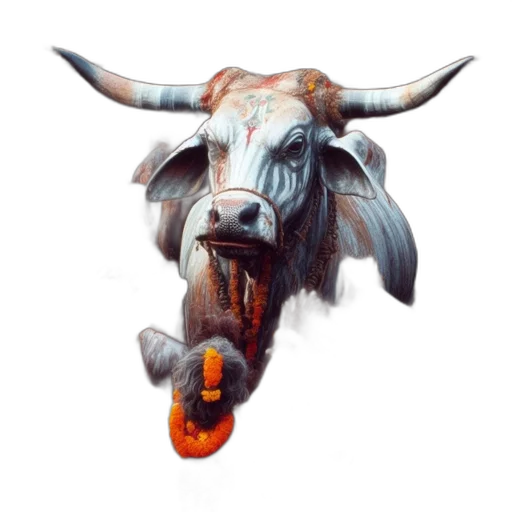 animal, mask, concept art, photorealistic transparent PNG cut-out