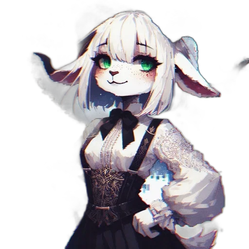 dress, staff, animal, mask transparent PNG cut-out