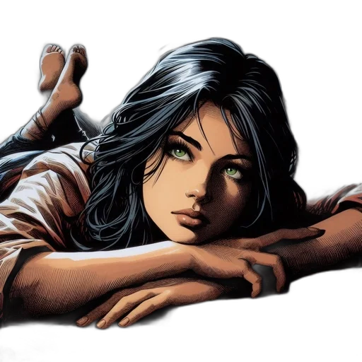 comic book art, photorealistic, fantasy art, concept art transparent PNG cut-out