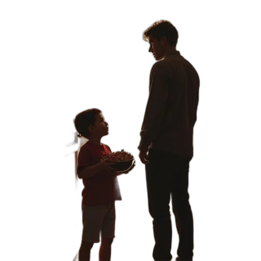 concept art, 3d render, forest, family transparent PNG cut-out
