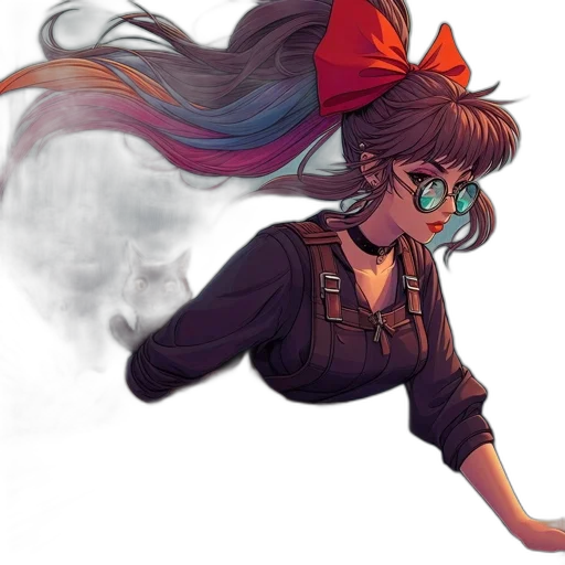 staff, hair, mask, concept art transparent PNG cut-out