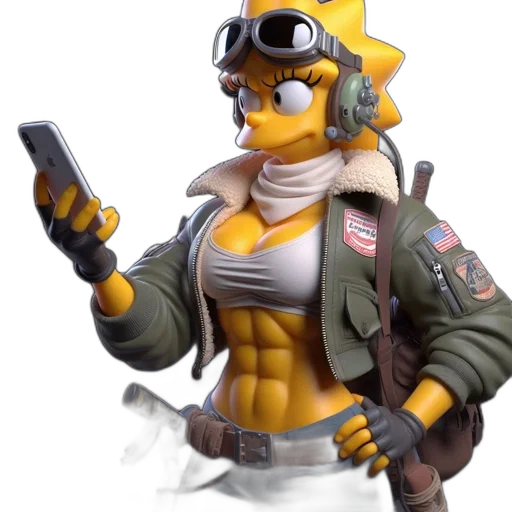 weapon, jacket, animal, staff transparent PNG cut-out