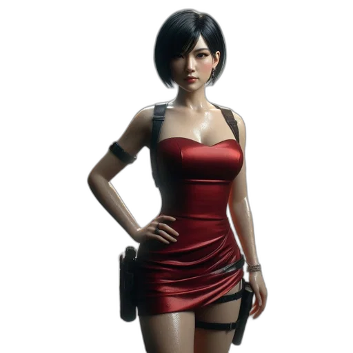 dress, 3d render, concept art, photorealistic transparent PNG cut-out