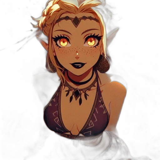 crown, dress, mask, staff transparent PNG cut-out