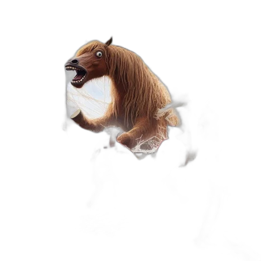 animal, hair, creature, dragon transparent PNG cut-out