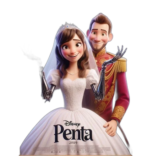 dress, crown, 3d render, concept art transparent PNG cut-out