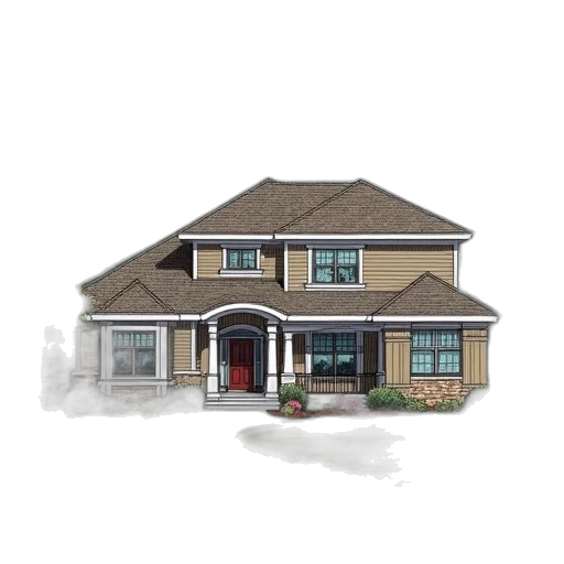 building, 3d render, photorealistic, concept art transparent PNG cut-out