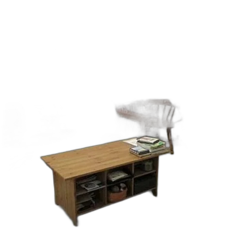 furniture, staff, 3d render, photorealistic transparent PNG cut-out