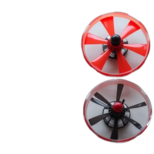 3d render, red, set, four transparent PNG cut-out