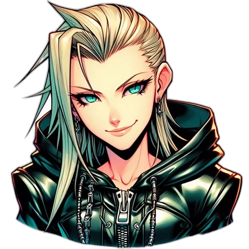 face, staff, jacket, pixel art transparent PNG cut-out