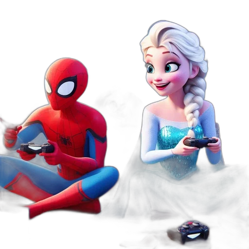 concept art, comic book art, 3d render, fantasy art transparent PNG cut-out