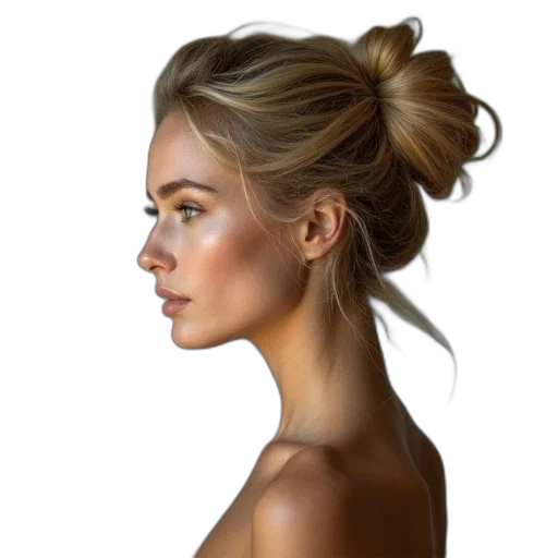 face, hair, crown, jewelry transparent PNG cut-out