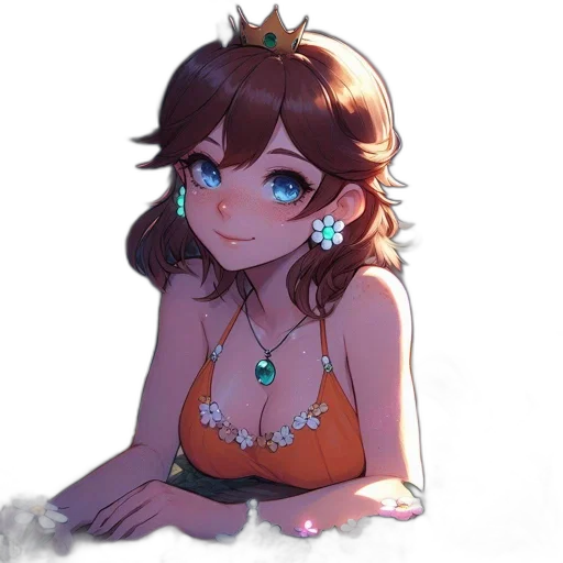 crown, jewelry, dress, creature transparent PNG cut-out