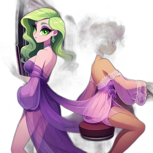 dress, staff, concept art, fantasy art transparent PNG cut-out