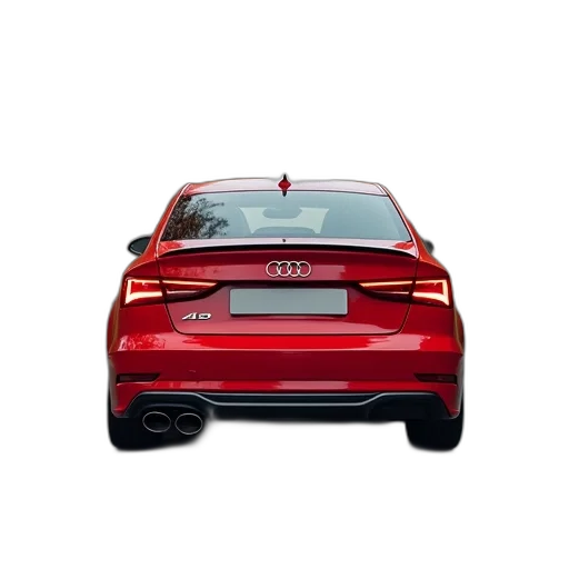 car, photorealistic, 3d render, audi transparent PNG cut-out