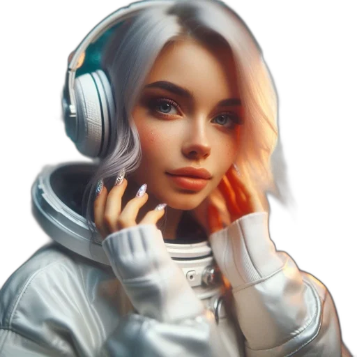 face, jacket, robot, mask transparent PNG cut-out