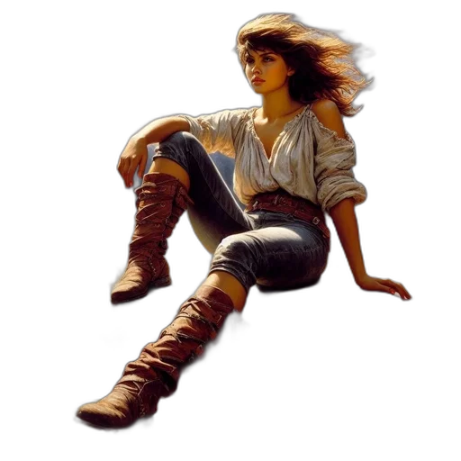 concept art, fantasy art, photorealistic, comic book art transparent PNG cut-out