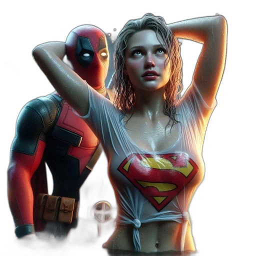 comic book art, concept art, fantasy art, photorealistic transparent PNG cut-out