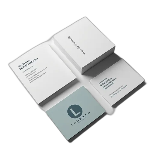 3d render, monochrome, cards, envelopes transparent PNG cut-out