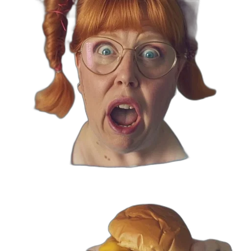 face, food, mask, creature transparent PNG cut-out