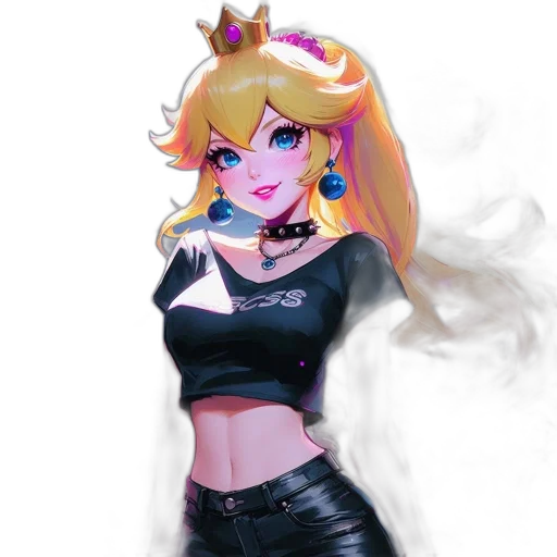 dress, crown, staff, concept art transparent PNG cut-out