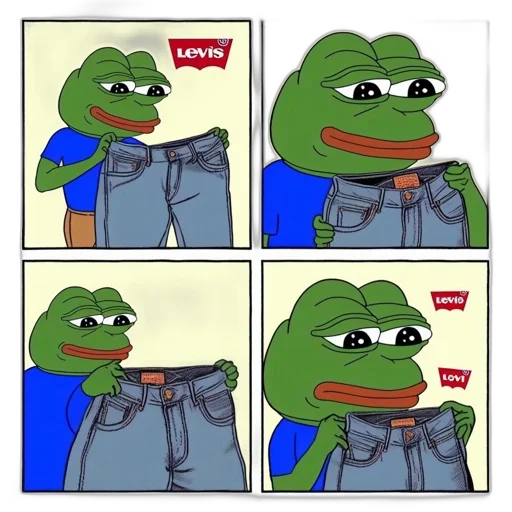 jacket, pepe, frog, comically transparent PNG cut-out