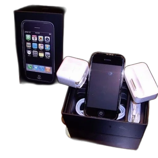 jewelry, black, box, iphone transparent PNG cut-out