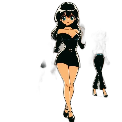 dress, concept art, cartoon, anime transparent PNG cut-out