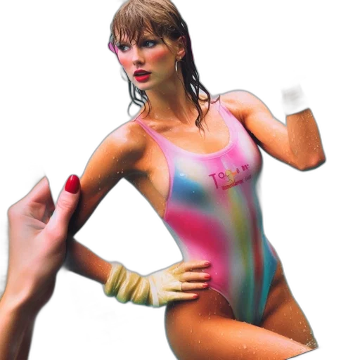 dress, concept art, 3d render, vaporwave transparent PNG cut-out