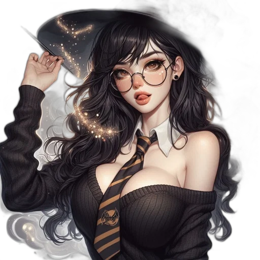 staff, dragon, dress, fantasy art transparent PNG cut-out
