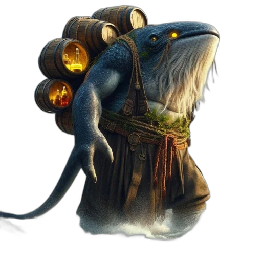 dragon, mask, creature, staff transparent PNG cut-out