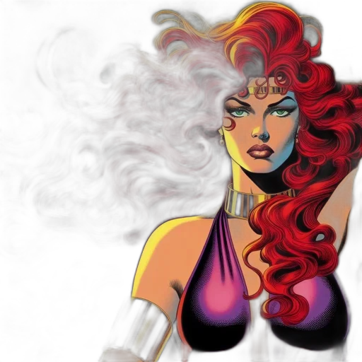 comic book art, fantasy art, concept art, cartoon transparent PNG cut-out