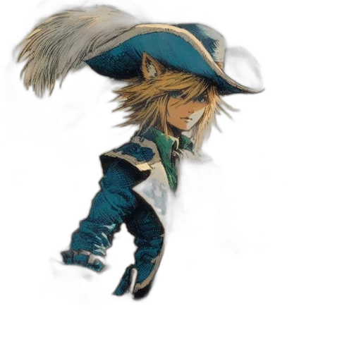 hat, staff, sword, mask transparent PNG cut-out