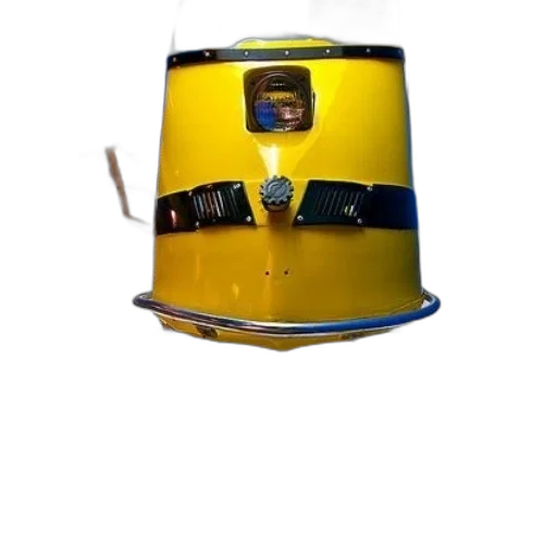 robot, hat, car, staff transparent PNG cut-out