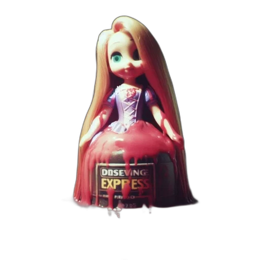 dress, bottle, robot, hair transparent PNG cut-out