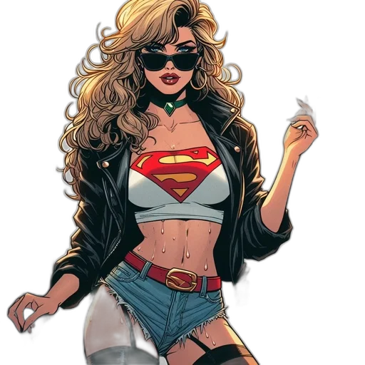 comic book art, concept art, cartoon, fantasy art transparent PNG cut-out