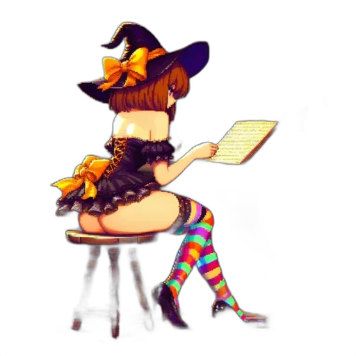staff, hat, dress, furniture transparent PNG cut-out