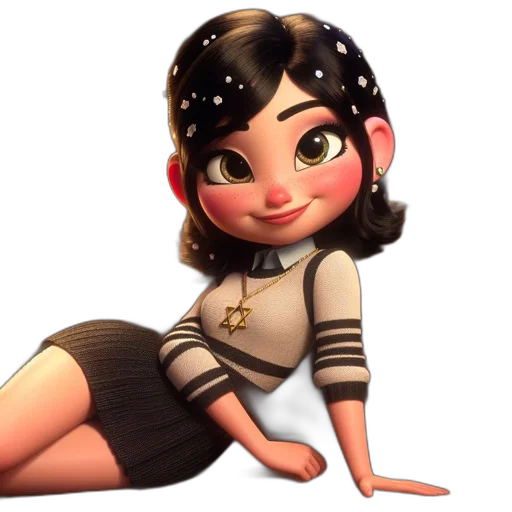 jewelry, dress, staff, cartoon transparent PNG cut-out