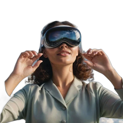staff, woman, wearing, light-colored transparent PNG cut-out