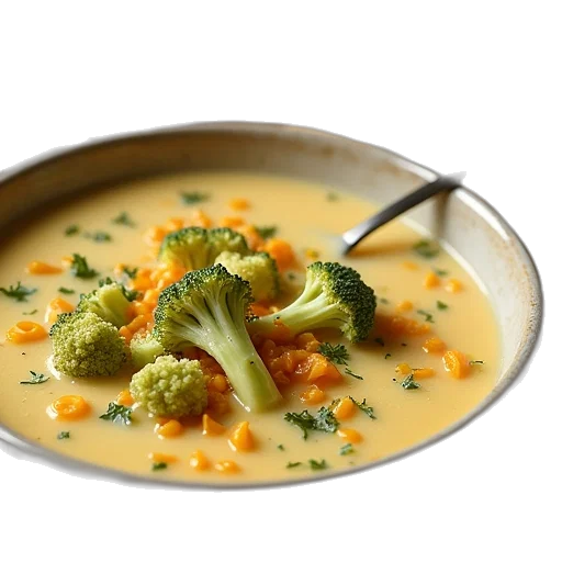 food, bowl, broccoli, cheese transparent PNG cut-out