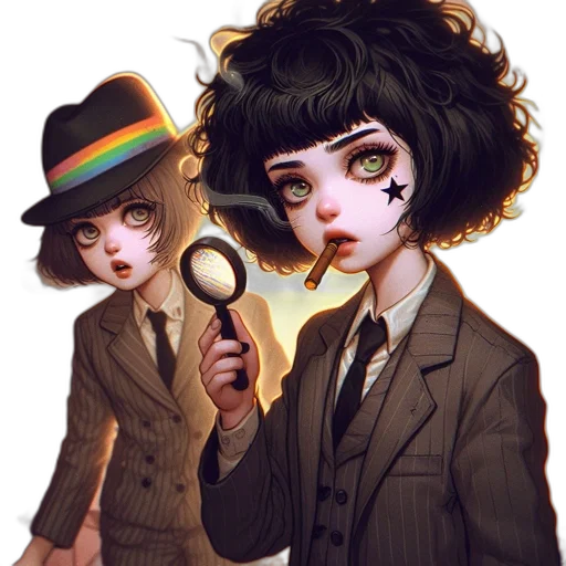 hat, staff, umbrella, mask transparent PNG cut-out