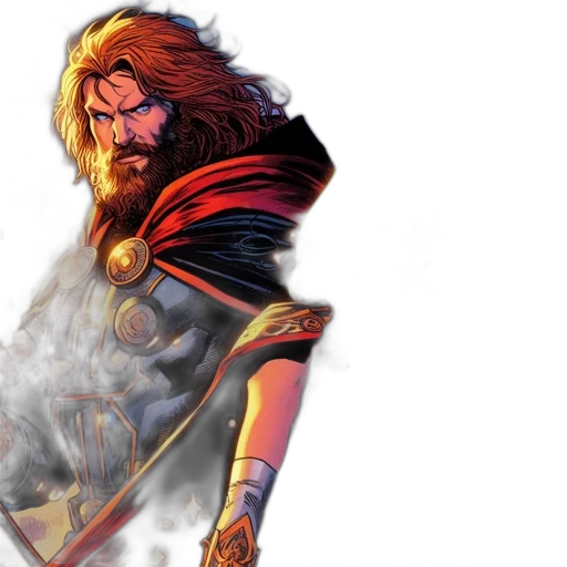 comic book art, fantasy art, concept art, two transparent PNG cut-out