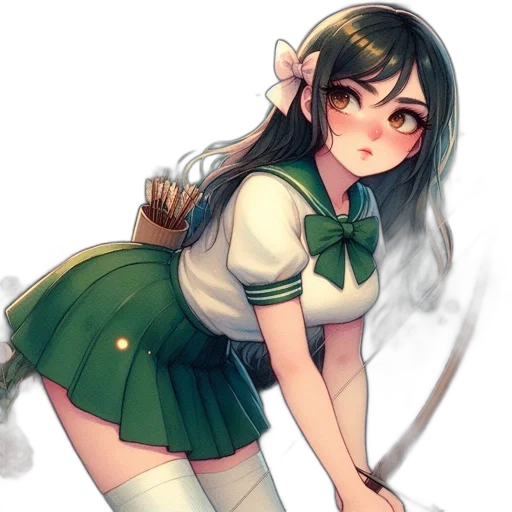 staff, dress, weapon, creature transparent PNG cut-out