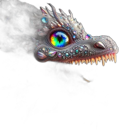 dragon, creature, mask, animal transparent PNG cut-out