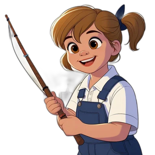 staff, weapon, sword, cartoon transparent PNG cut-out