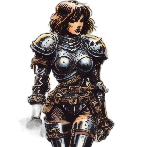 sword, robot, concept art, comic book art transparent PNG cut-out