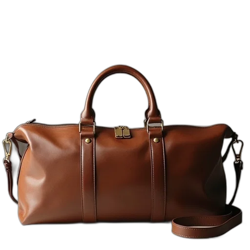 3d render, photorealistic, earth tones, duffle transparent PNG cut-out