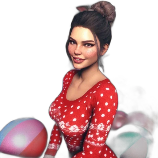 dress, face, staff, photorealistic transparent PNG cut-out