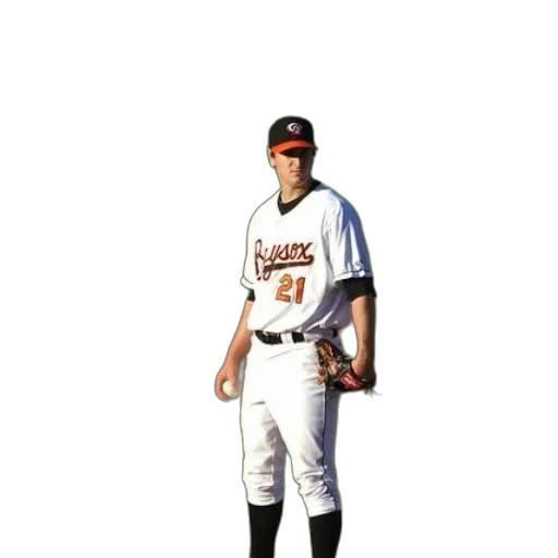 staff, photorealistic, baseball, player transparent PNG cut-out